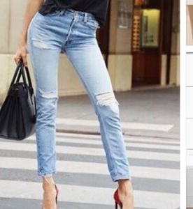 RE/DONE original jeans high waisted ankle crop